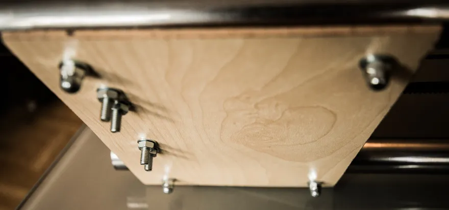 Verschraubungen Motor Kamera Slider